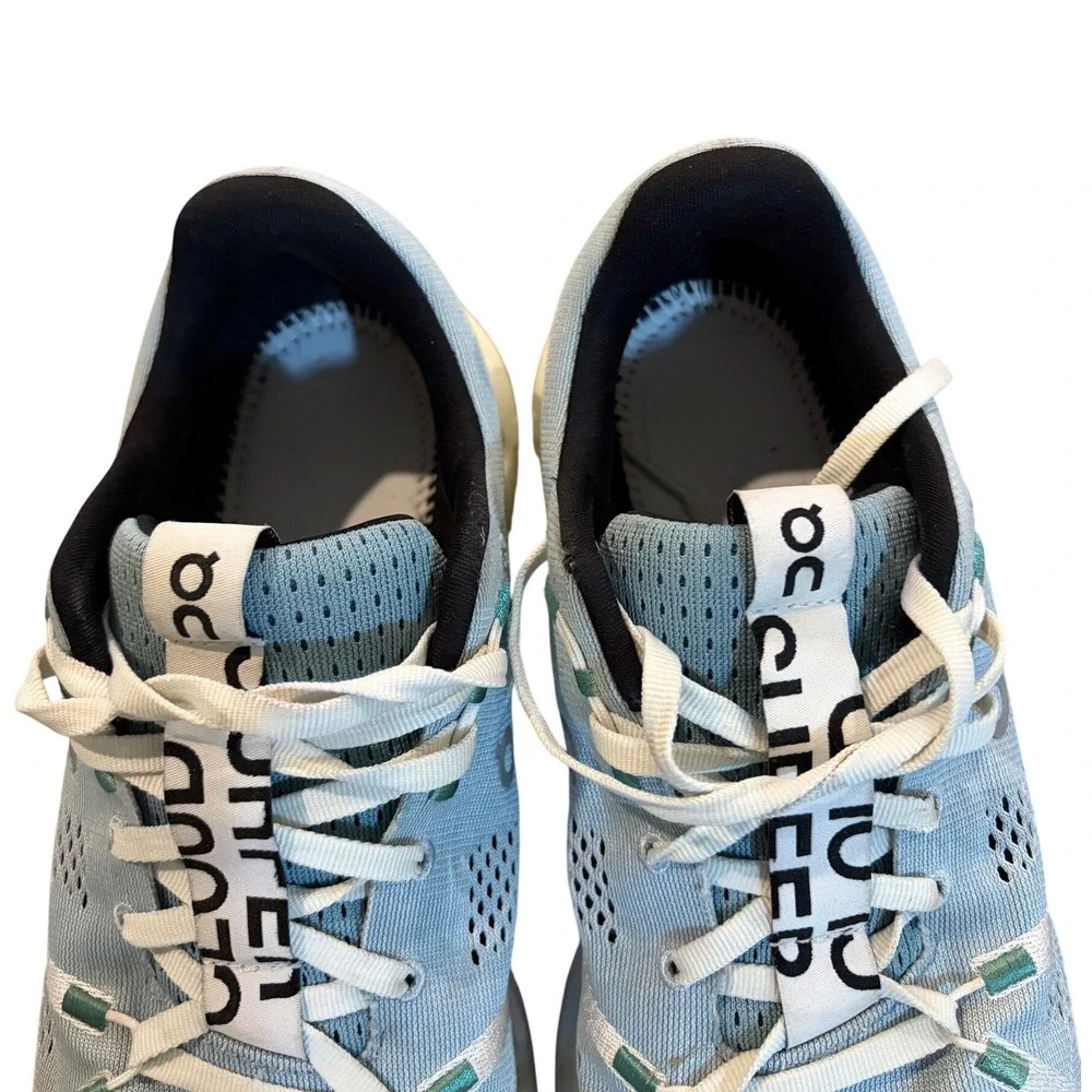 On Cloudsurfer Helion‎ CloudTec Phase Light Blue Running Shoes W10.5 No insole
